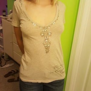 Deep v neck shirt
